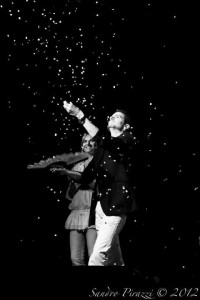 Un momento di spettacolo suggestivo e poetico - La nevicata magica